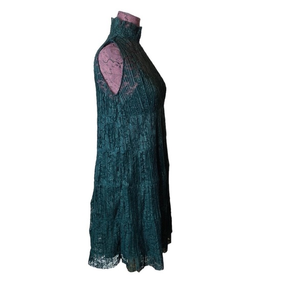 See By Chloe Sz 36 US 4 Deep Forest Green Lace Dress NEW - Picture 3 of 6